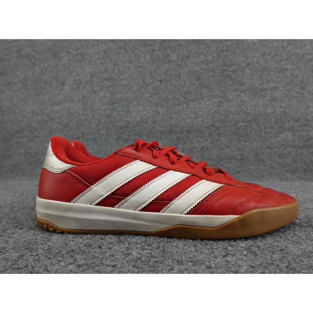 Adidas Copa Gloro Indoor Soccer Shoes Mens 10.5 Red White IF7530 Gum Sole